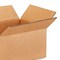 25 pcs Corrugated Shipping Boxes Durable Kraft Cardboard 8 x 6 x 4 Inch
